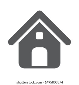 Home vector image for homepage button.