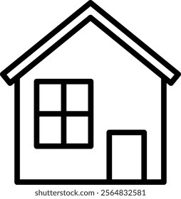 Home Vector Line Icon Design