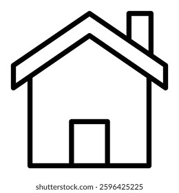 Home Vector Line Icon Design