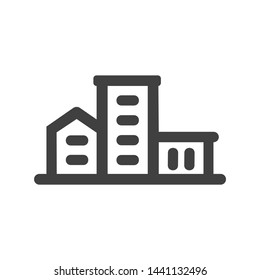 Home Vector Line Icon. House Symbol