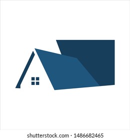 Home vector logo. Basic shape from Washington State Map. Vector logo.