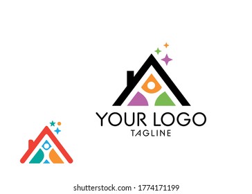 Home Vector Logo Design Template 