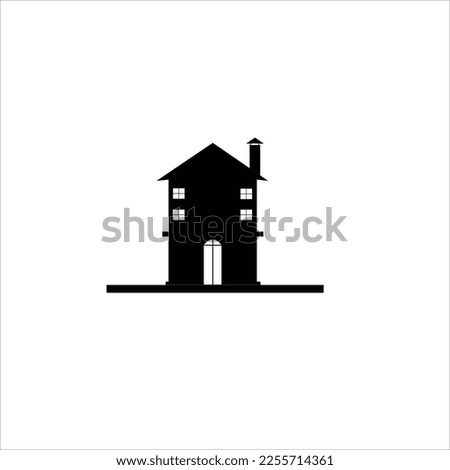 A home vector, home logo, duplex house logo.
