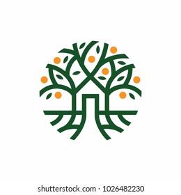 Home vector logo icon illustration
