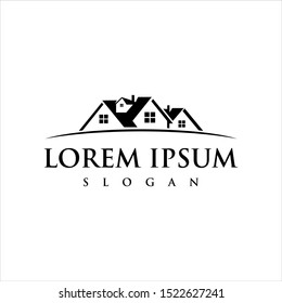 home vector logo modern graphic abstract