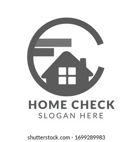 Home vector logo template for real estate company. Illustration of roof. Design element. Creative idea for logotype