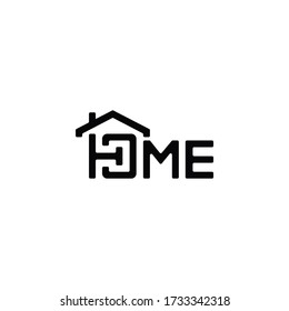 Plantilla de logotipo del vector del hogar para la empresa inmobiliaria. hd home