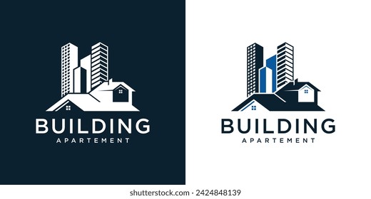 Home vector logo template for real estate company. Illustration of roof. Design element.