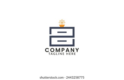 Startseite Vektor-Logo-Vorlage für Immobilien-Unternehmen.