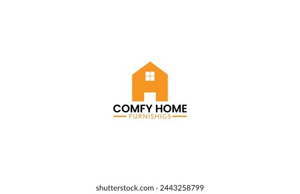 Startseite Vektor-Logo-Vorlage für Immobilien-Unternehmen.