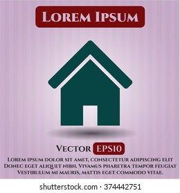 Home vector symbol