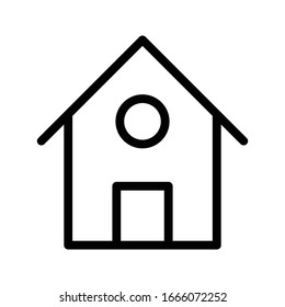 home vector thin line icon 