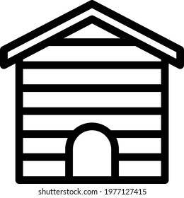 home vector thin line icon