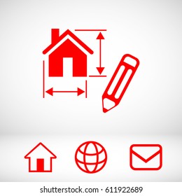 Home vector web icon 