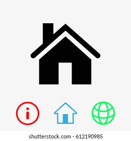 Home vector web icon 