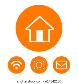 Home vector web icon 