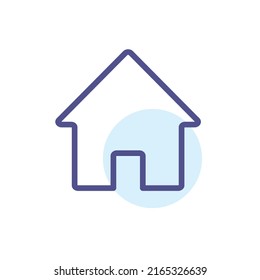 home vector for website symbol icon presentation