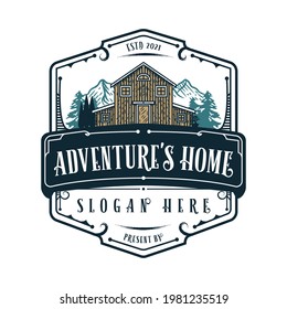 home vintage logo suitable for your branding identity