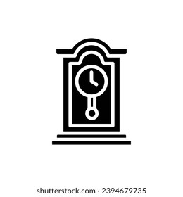 Illustration des Vektorgrafiks der Hauswand mit ausgefülltem Symbol