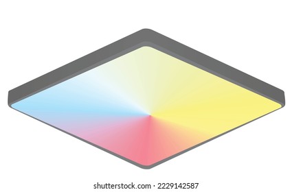 Heimliches Wandlicht. Vektorgrafik