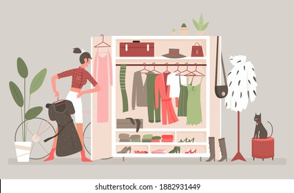 Closet Clothes Cartoon Images, Stock Photos & Vectors | Shutterstock