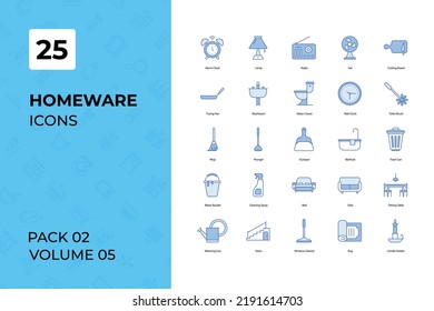 Home ware icons collection. Set contains such Icons as apartment, box, cardboard, and more
