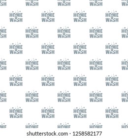 Home wash pattern vector seamless repeat for any web design
