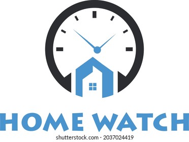 vector de logotipo de Home Watch para su empresa