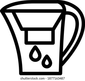 home water filter icon ,vector illustration