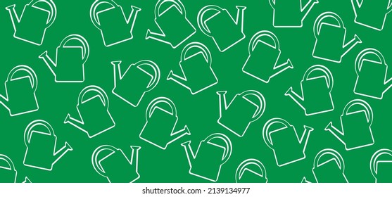 Home, Watering-can. Cartoon Vector Icon Or Pictogram. For Drip Watering Lawn, Field, Plant, Flowers  Or Grass. Water Can. Grass Lawn. Garden Or Gardener. Gif Water To Flower Or Houseplant.