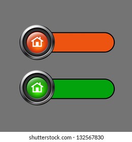 Home web buttons for website