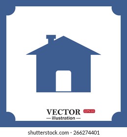 Home, web icon. vector design