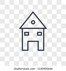 Home web page vector icon isolated on transparent background, Home web page logo concept