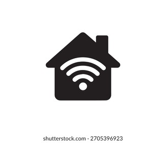 Home wifi icon vector design illustration