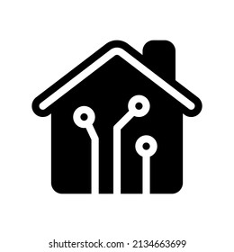 red wifi de hogar Internet de cosas sin icono de smarthome