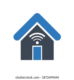 Home WiFi Zone Icon. Internet Service