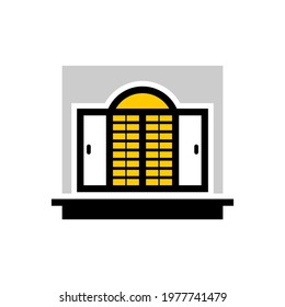home window furniture logo design