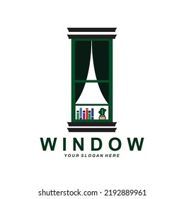 Home Window Logo, Home Interior icon design