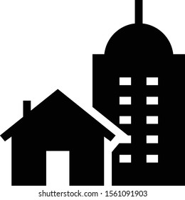 Home And Work Vector Icon