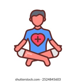 Home Workout Filled Icons , Vector illustration