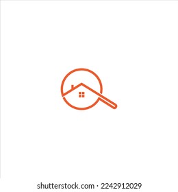 home zoom logo icon vector