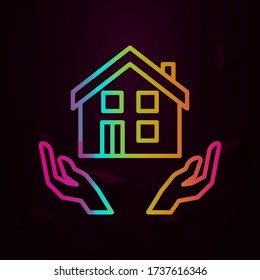 Homecare nolan icon Simple thin line, outline vector of Future business icons for ui and ux, website or mobile application