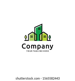 Home/House, Real Estate, Building City logo design inspiration	