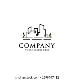 Home/House, Real Estate, Building City logo design inspiration	
