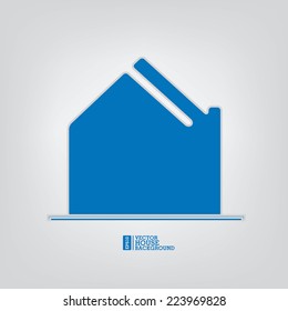 Home,House symbol,Building icon,Vector illustration