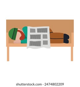 Homeless icon clipart avatar logtotype isolated vector illustration