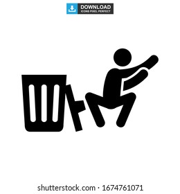 homeless icon or logo isolated sign symbol vector illustration - high quality black style vector icons
