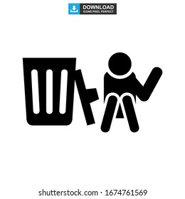homeless icon or logo isolated sign symbol vector illustration - high quality black style vector icons
