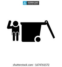 homeless icon or logo isolated sign symbol vector illustration - high quality black style vector icons

