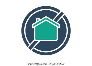 Homeless icon. solid icon style. icon related to charity. donation elements vector illustration